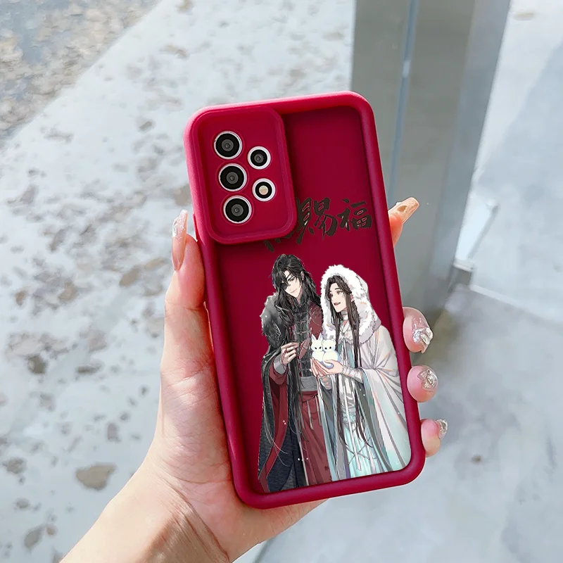 Cartoon Heaven Official’s Blessing Silicone Phone Case