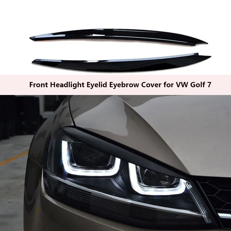 

Автомобильная фара, лампа для бровей, век, губ, молдинг, отделка, крышка для Volkswagen VW Golf 7 MK7 GTI R GTD 2014-2018