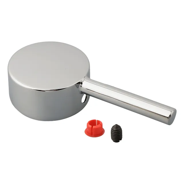 Water Tap Handle ก๊อกน้ํา Handle Trip Lever สังกะสีอัลลอยด์อาบน้ําและก๊อกน้ําอาบน้ํา Chrome Plated สําหรับห้องครัวห้องน้ํา 5