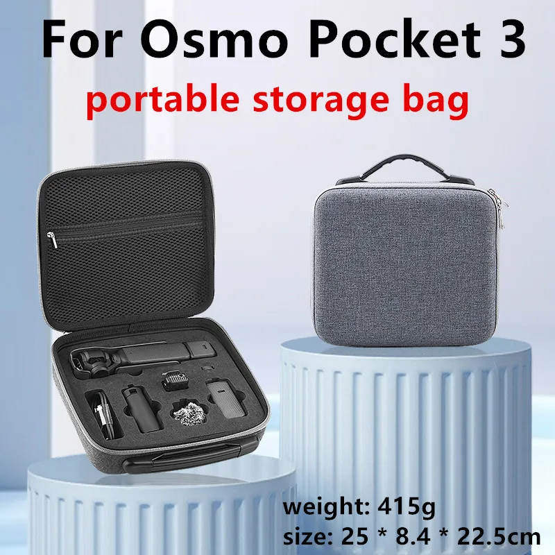 

Универсальная деталь для камеры подходит для DJI OSMO POCKET 3 сумка для хранения Портативный чехол для Dji Pocket 3 аксессуары