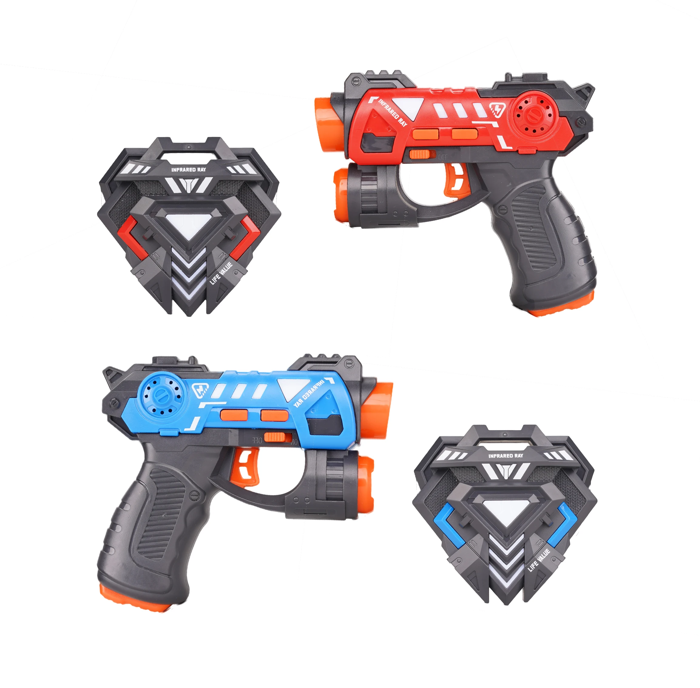 Laser Tag Gun Set Shootting Battle Game Electric Infrared Laser Gun Team Battle Weapon Pistols Gift For Child 3