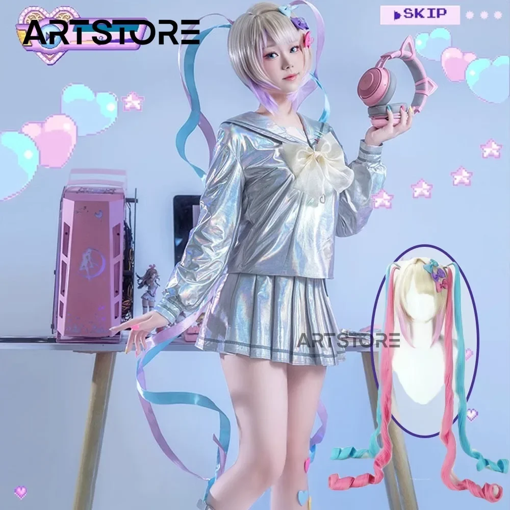 

KAngel Cosplay Needy Girl Overdose Ame Chan Cosplay Costume Wig Skirt Dress Outfits Anime Game Women Halloween Party Costumes