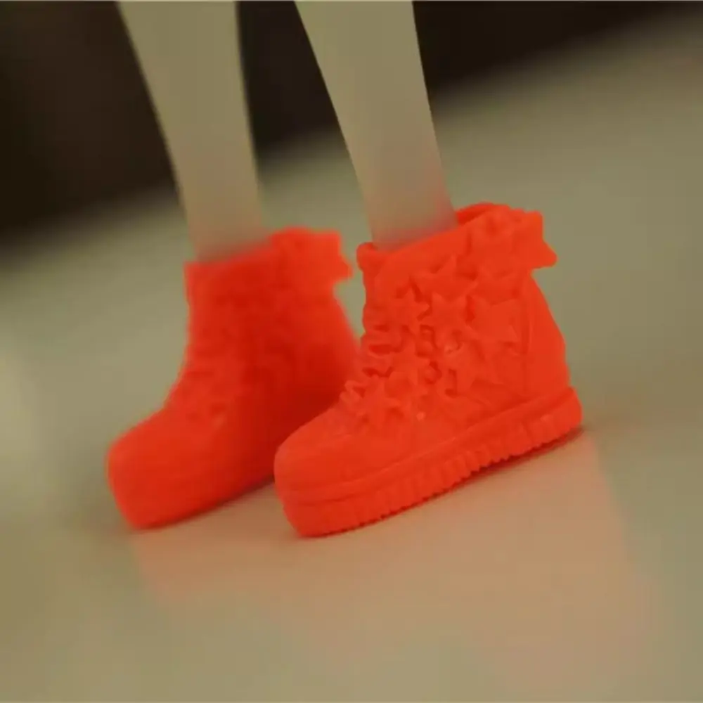Plastic Doll Boots Shoes for Female Dolls