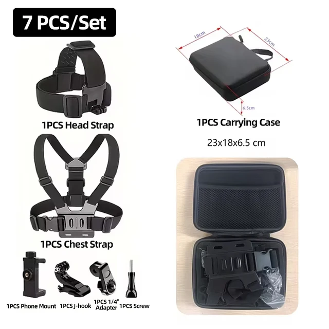 7-in-1 Action Camera Mount Kit 8