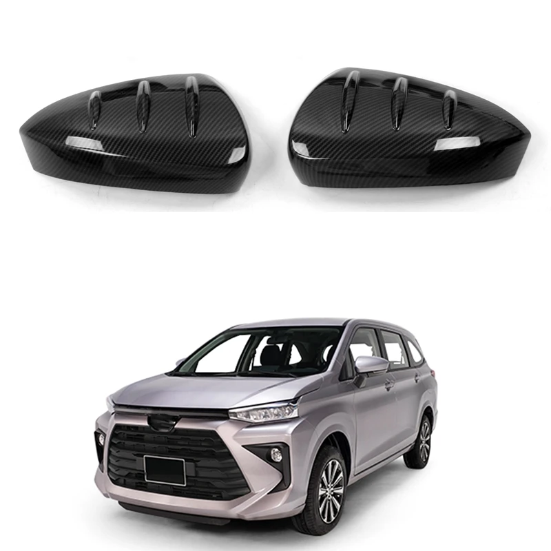 1 Set Car Rearview Mirror Covers For Toyota Avanza Premio Veloz Cross