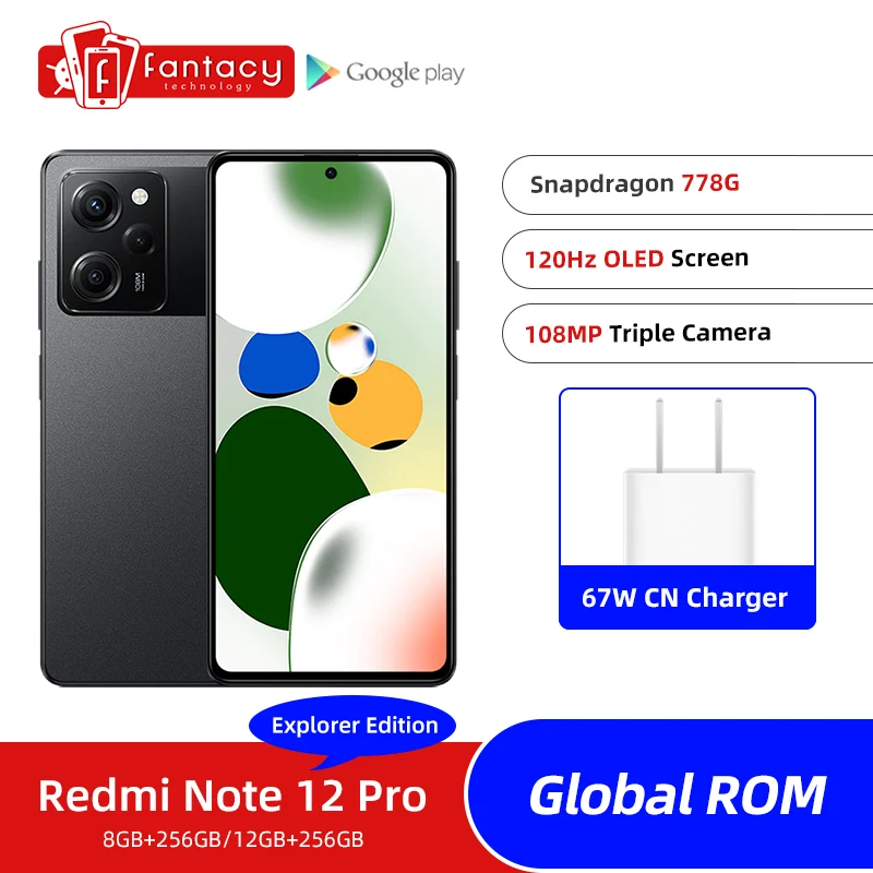 Xiaomi redmi note 12 pro explorer edition 5g snapdragon 778g 6.67 