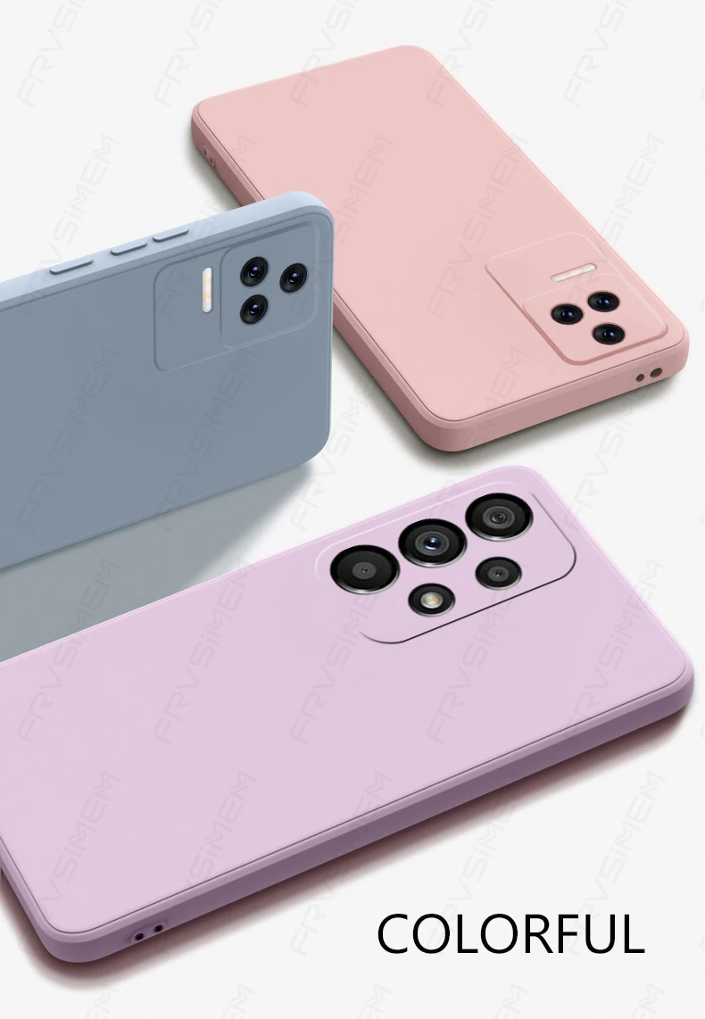 Luxus Original Flüssigsilikon Soft Cover für Samsung Galaxy A12 A22 A32 A22S A52 A72 A52S A33 A53 A73 5G M32 M12 M52 M_voghion.com