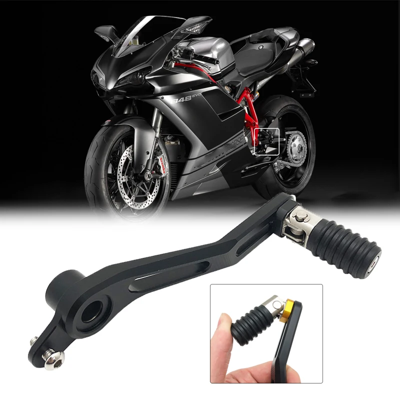 

For DUCATI 848/EVO 2008-2013 Adjustable Folding Gear Shifter 1098 1198/S/R 2007-2011 Motorcycle CNC Aluminum Shift Pedal Lever