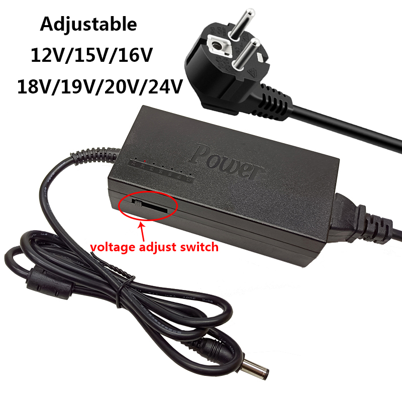 12V 15V 16V 18V 19V 20V 24V AC To DC Adaptor Adjustable Power Adapter Supply Universal 220V To 12 V Volt Regulated Converter