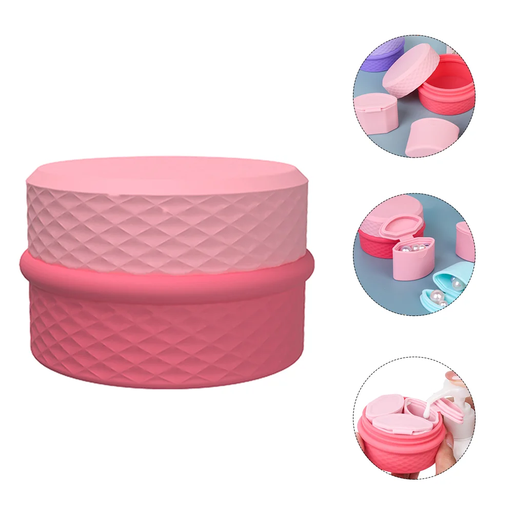 

Beauty Packing Box Cute Jar Toiletry Bottle Lip Balm Travel Lotion Container Makeup