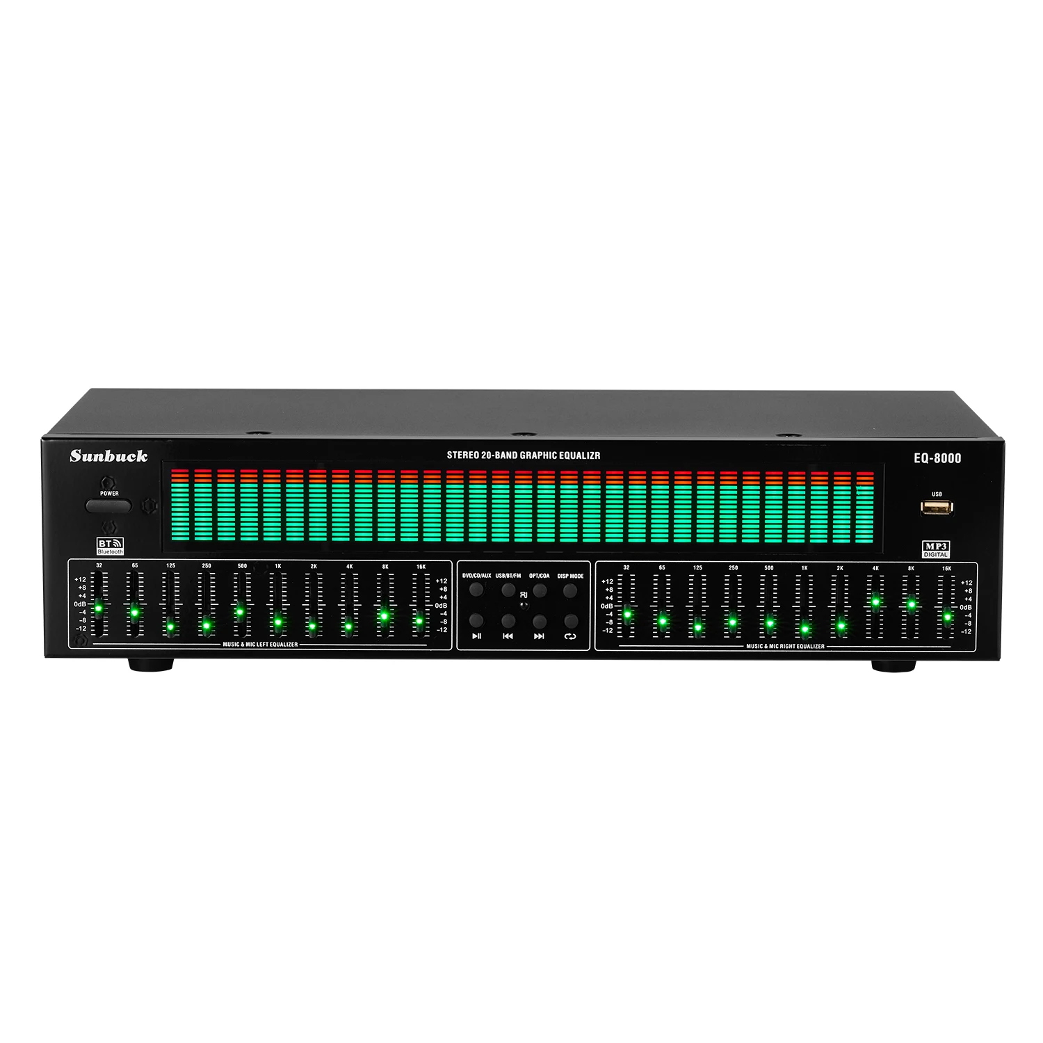 New EQ equalizer music spectrum analysis stereo 20-band
