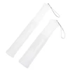 Cylinder Shape Student Supplies Pencil Case Pen Holder PP Portable Adjustable Pen Organizer Transparent 4