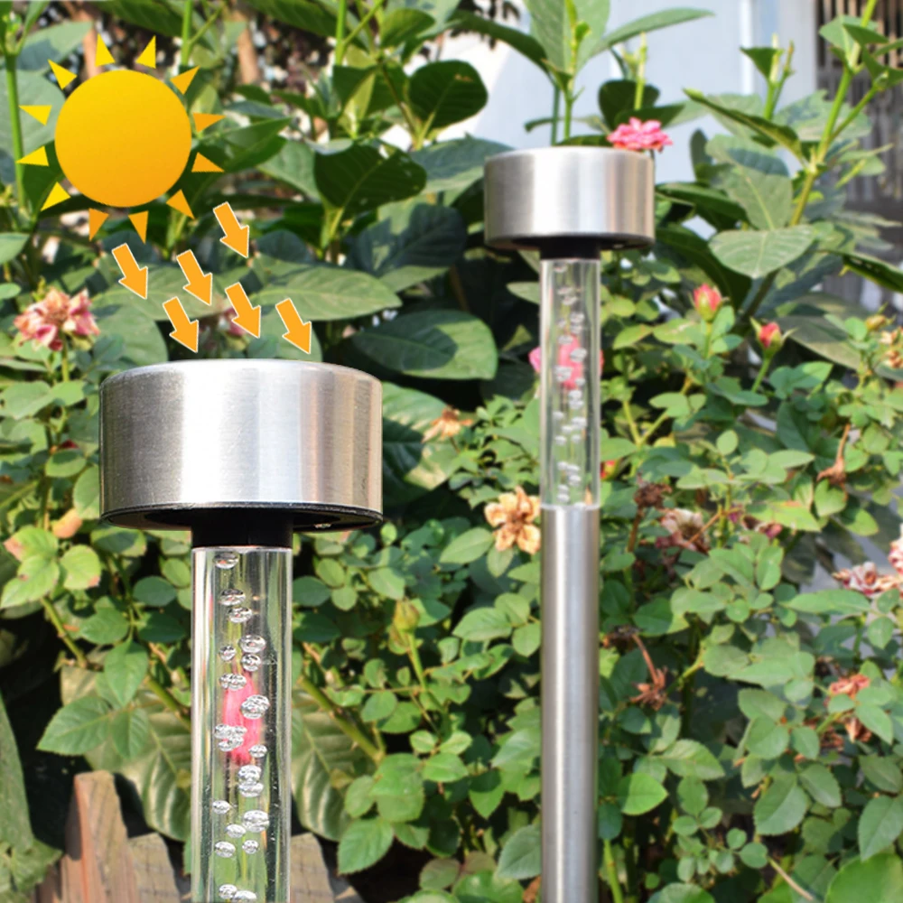 

1Pcs Solar Garden Light Outdoor Powered Lamp Lanter Waterproof Landscape Lighting For Pathway Patio Yard Lawn Decoration