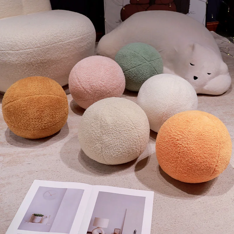 30x30cm Plush Ball Toy Stuffed Colorful Soft Squishy Dancing Accessory Pillow Sofa Chair Bed Decor Plushie Gift 2