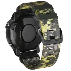Premium Nylon Strap - QuickFit 22mm/26mm - Durable, Versatile Sports Band - 1PCS QuickFit 26mm (A - Camo Yellow)