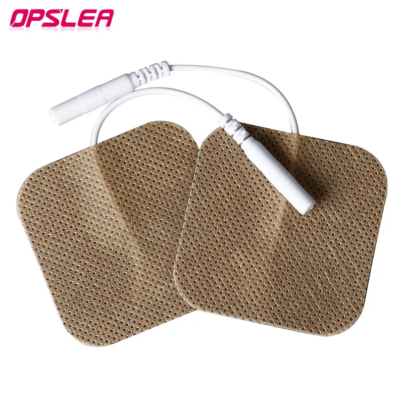 5x5cm TENS Muscle Stimulator Electrodes Pads Reused Digital Therapy Massager Patch Body Physiotherapy Pulse Gel Sticker Massage muscle stimulator electrode pads massage gel pads