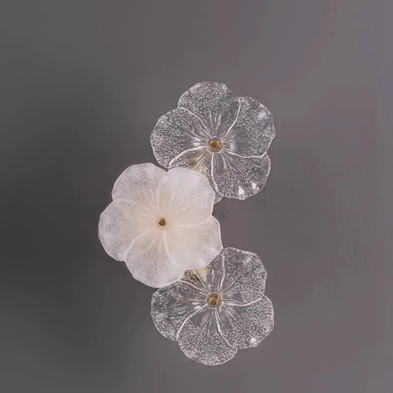 French Luxury Floral Wall Lamp 2