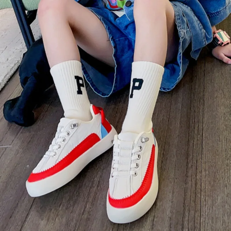 

Children Casual Shoes for Boys Girls Soft Bottom Antiskid Skate Shoes Toddler Breathable Sneakers Fashion Patchwork Kids Shoes