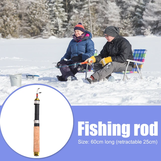 Winter Telescopic Shrimp Ice Fishing Rod Spinning Casting 3 Sections Fishing  Pole 60cm Portable Durable Fishing Tackle - AliExpress