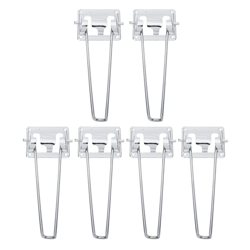 

Складные ножки для стола, компьютерные аксессуары, металлические сменные детали, 6 шт.