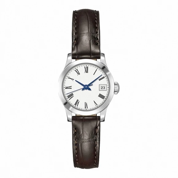 

Womens watch automatic mechanical Black Leather