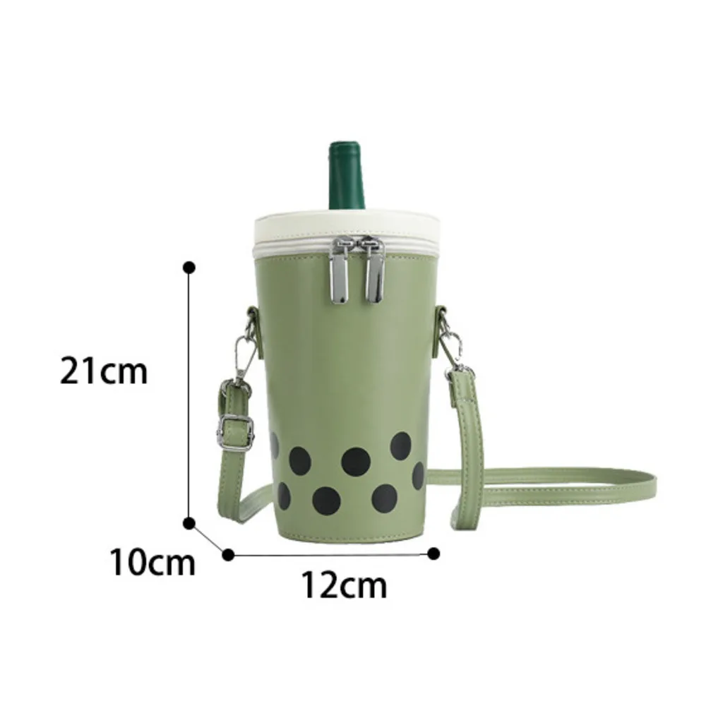Milk Tea Cup Personalized Women's Single Shoulder Crossbody Trendy New 2024 Explosive Korean Fresh Water Bucket Bag_voghion.com