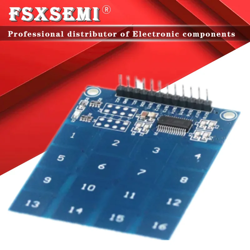 

1pcs 16 Way TTP229 Capacitive Touch Switch Digital Sensor Module Board Plate