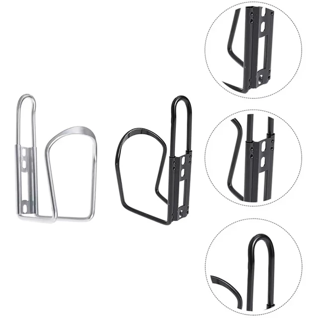 1/2pcs Bicycle Bottle Holder Outdoor Road Mountain Bike Water Kettle Cage Rack Aluminum Alloy Universal Cycling Drink Holder Cup 2