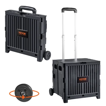 VEVOR Foldable Utility Shopping Cart 1