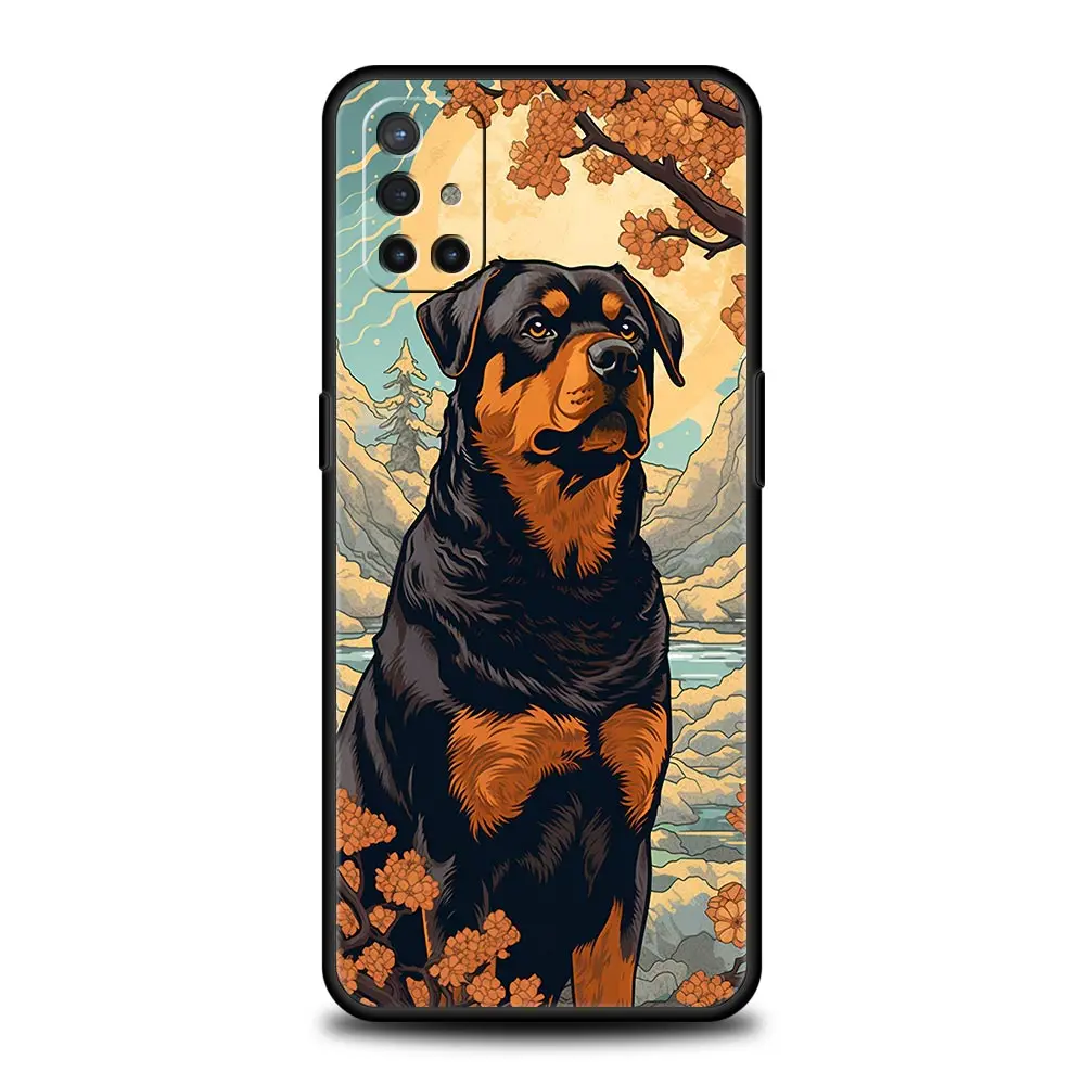 Rottweiler Dog Soft Phone Case Cover