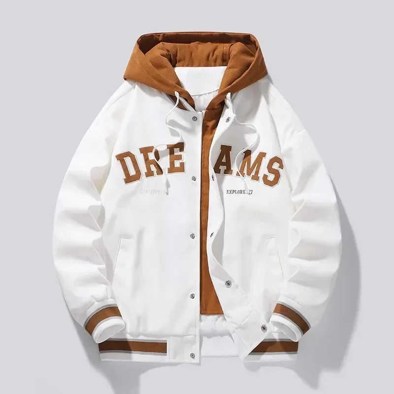 Hooded Jacket High Quality Brand All-match Hoodies Student men Women Baseball Uniform Jacket Men's Autumn New Trendy Coats 2