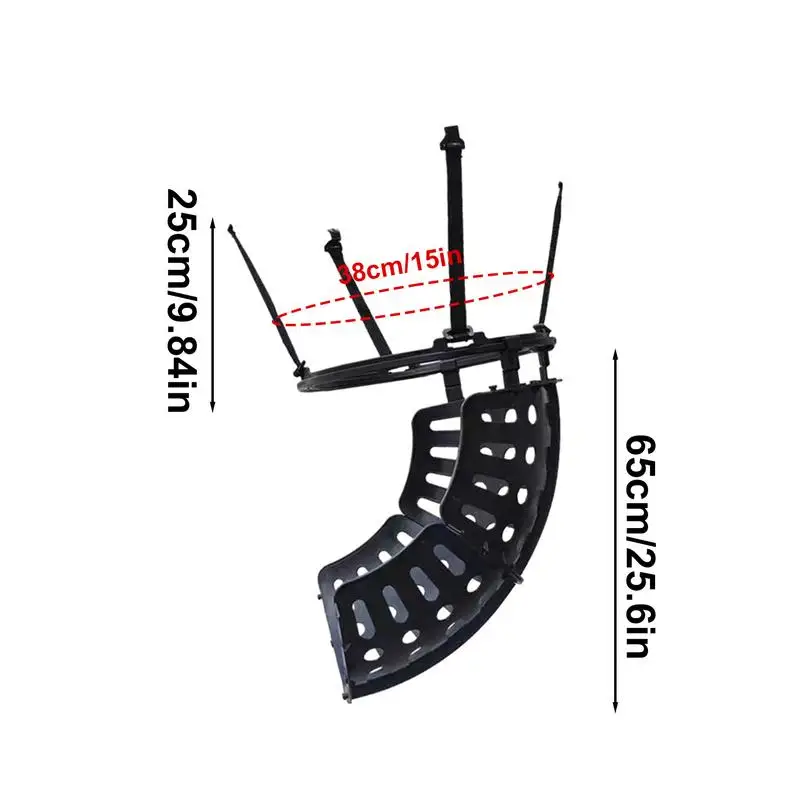 Ball Returning System Basketball Hoop 360 Degree Rotatable Rebounder and Returner Ball Return Supplies Strong Load-bearing