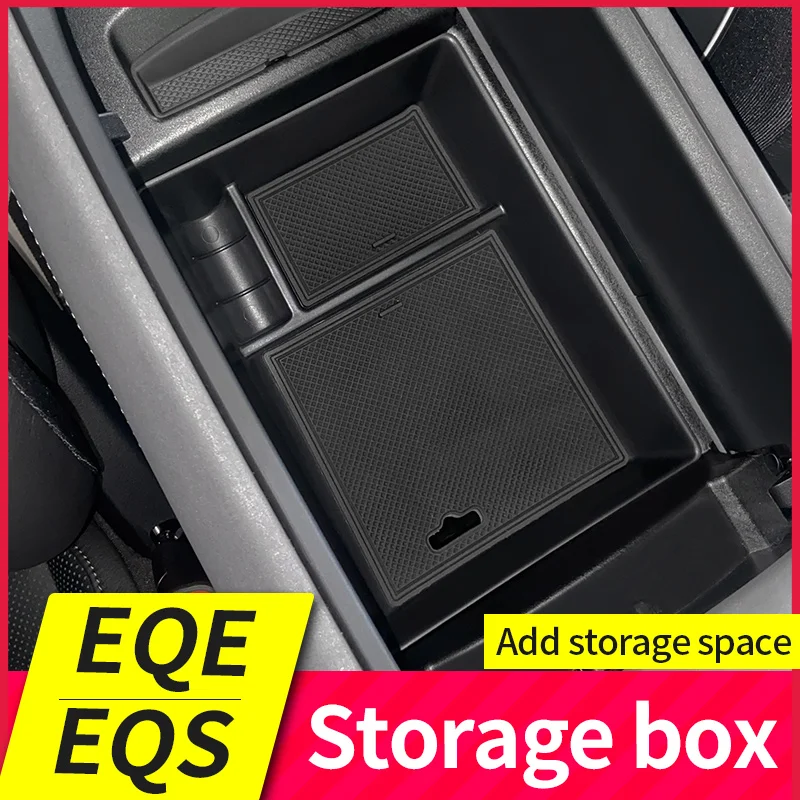 Car Organizer Box for Mercedes Benz AMG EQS SUV EQE 350 450+ 2022 2023