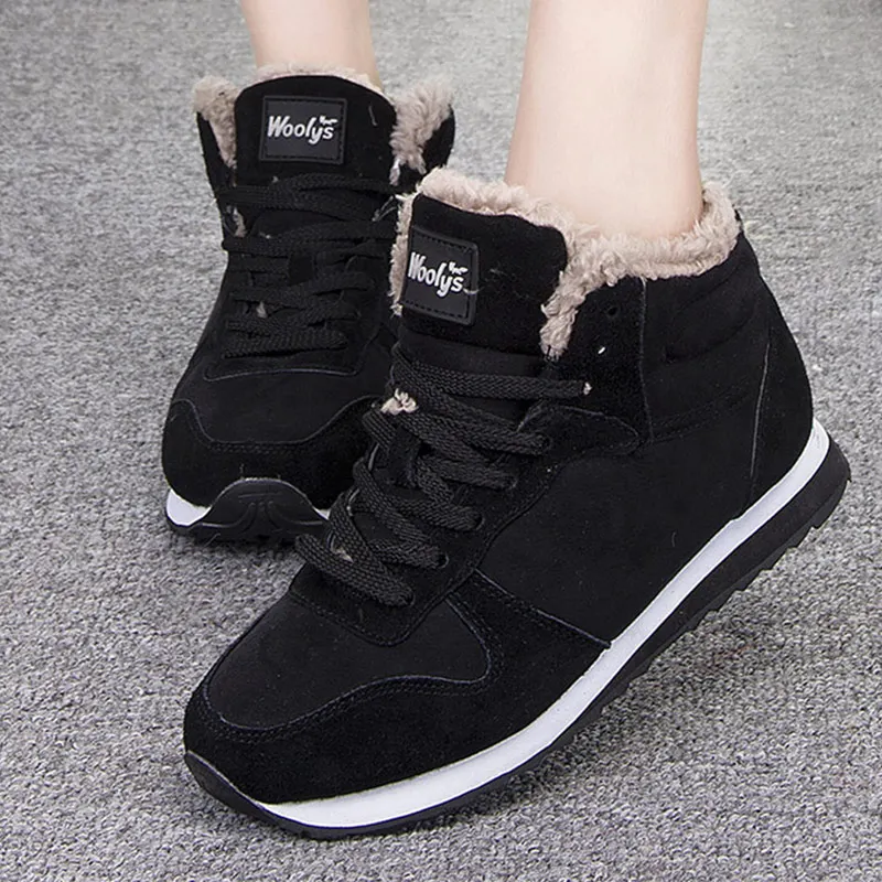 

Женские зимние ботинки, женская обувь на плоской подошве, женские ботинки на шнуровке, новые ботильоны на платформе, зимняя обувь