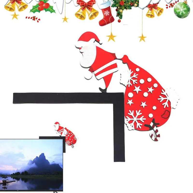 Decorazione Dell'Angolo Della Porta Carino Unico Babbo Natale Cornice Segno Festival Ornamento Divertente Decorazione Della Porta Decorazioni Natalizi