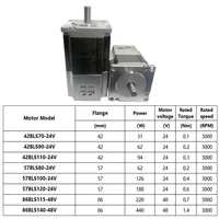 24V/48V DC Servo Motor – 42mm/57mm/86mm Flange, 0.1–1.4Nm Torque, 31W–440W Power, 17-Bit Encoder, RS485, 3000rpm - Image 5
