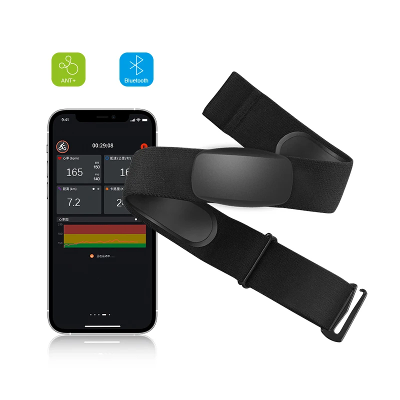 TrileekCL800HeartRateSensorANTBluetoothHRMonitorwithChest