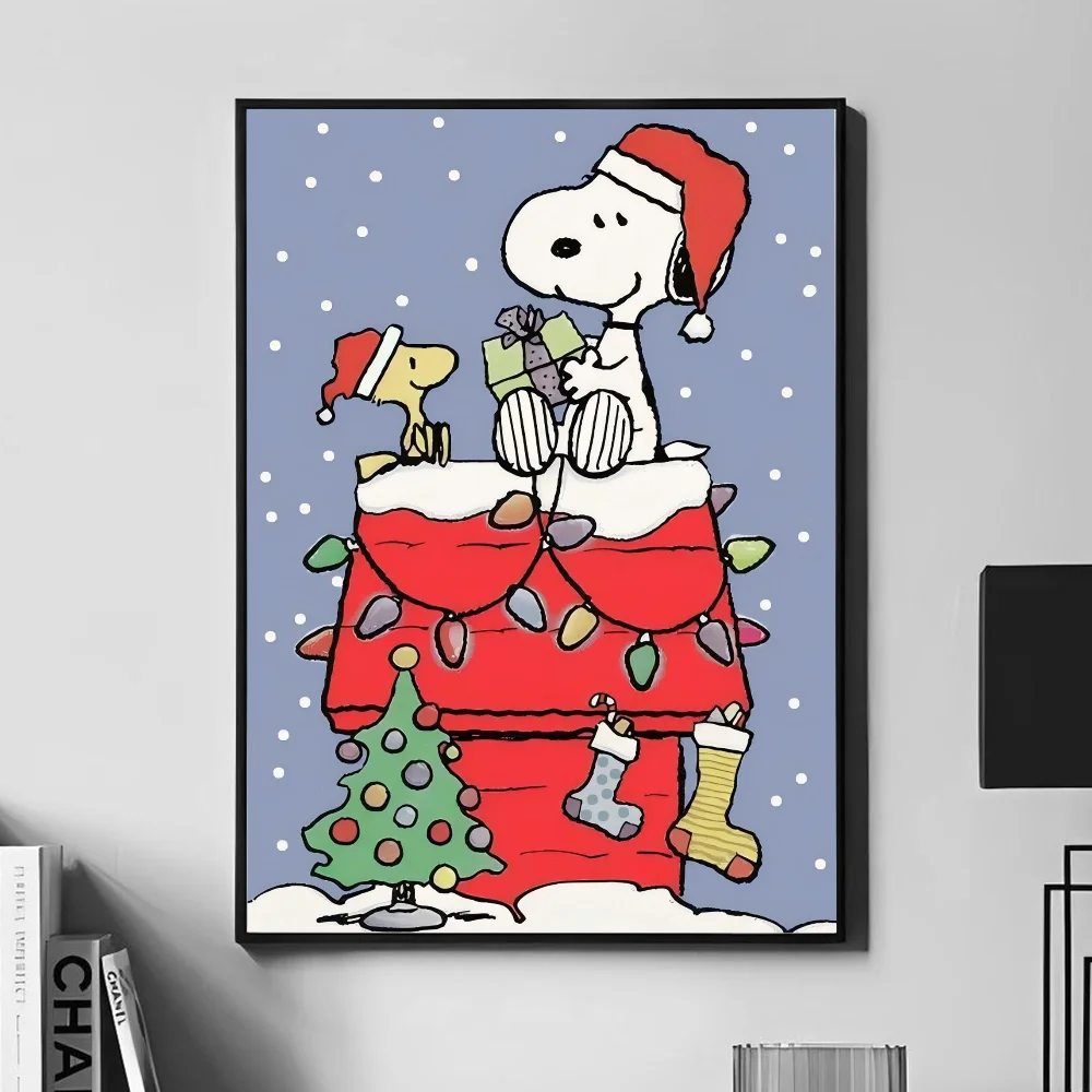 thumbnail image 1 of Póster de Navidad de Charlie Brown con música infantil, arte de pared, decoración del hogar, decoración de la habitación, pintura digital, sala de estar, restaurante, cocina, 1 of 5