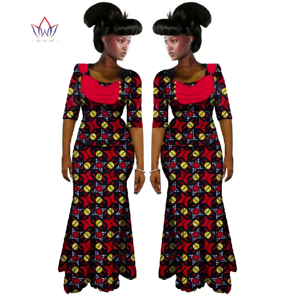 Summer Traditional african womens clothing half sleeve Custom Clothing female Ankara two piece sets womens outifits WY587