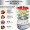 multi food control temperature drying mutfak robotları Dehydrators Intelligent Vegetable Intelligent touch control 1