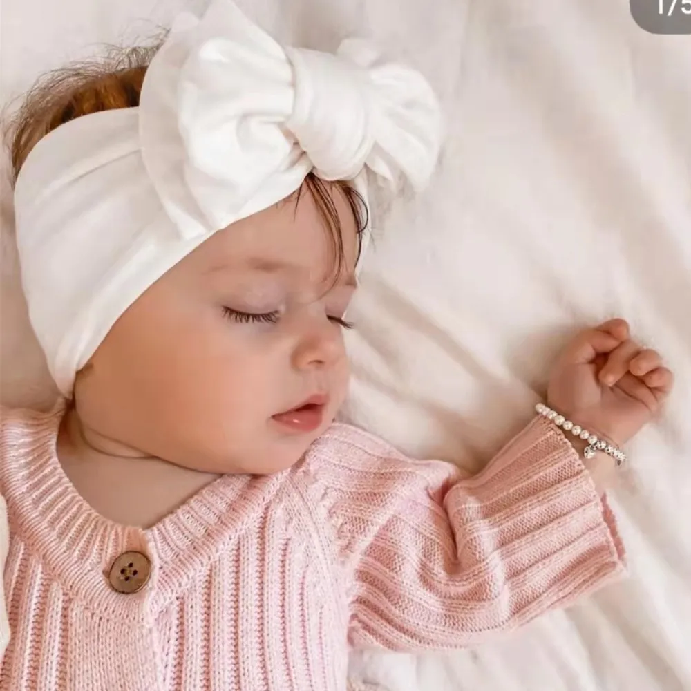 

DIY Elastic Baby Headband Girl Hair Accessories Bow Hairband Turban for Newborn Baby Girl Items Hair Band for Kids Headwear