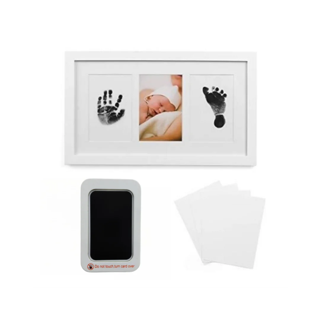 Pet Print Kit Ink Pads Pet Handprint And Footprint Photo Frame Kit Clean Touch Ink Pad To Create Pet Hand And Foot Prints Shower Gifts for Registr