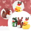 2/6/12PC Christmas Rubber Ducks, Bath Rubber Ducky Toys Cute Holiday Rubber Ducks Ducking for Holiday Celebrations Party 2