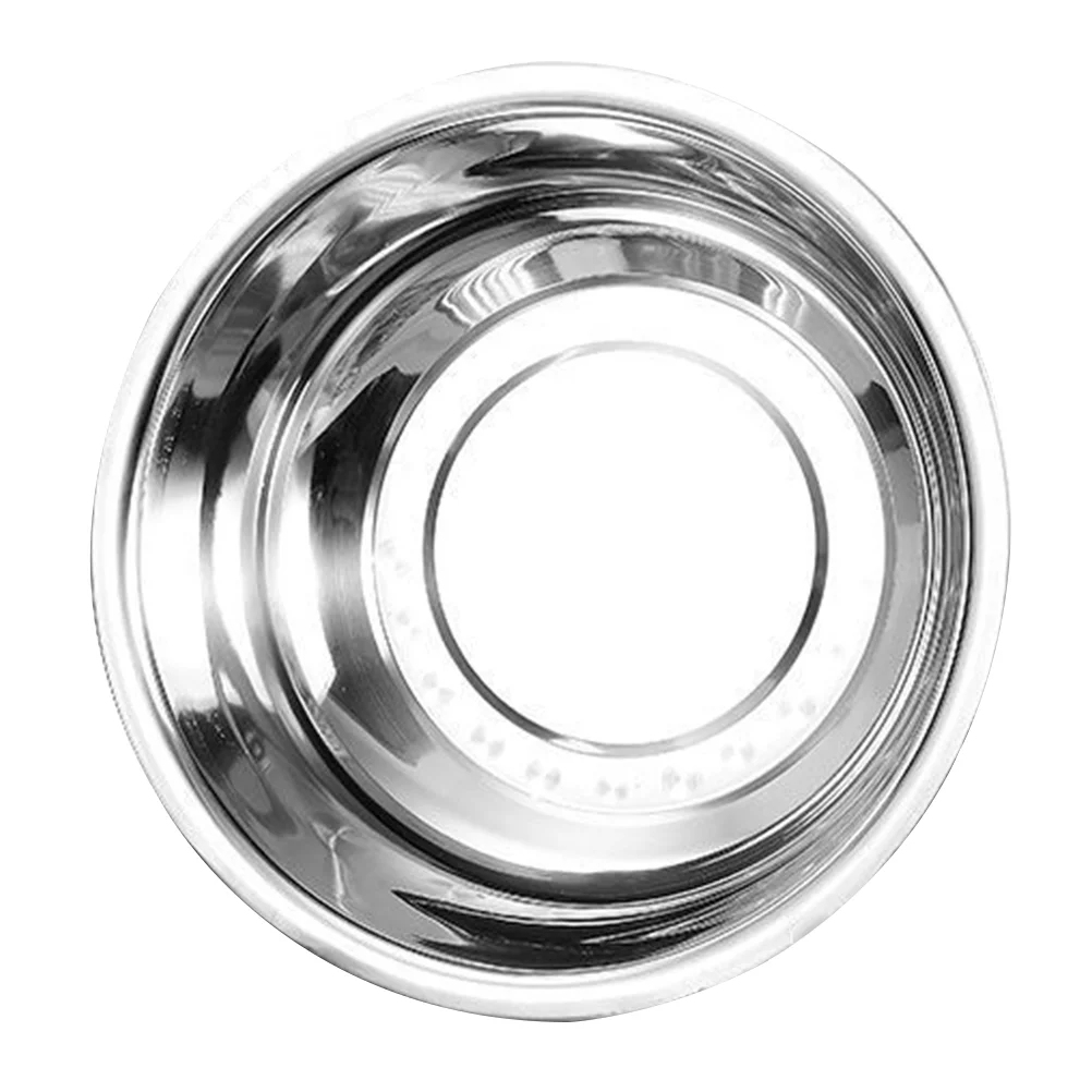 Extra Large Aluminum Bowl Baking Bowls Laundry Tub Soup Flour Storage Container Grill Pan Silver Stainless Steel Eggs