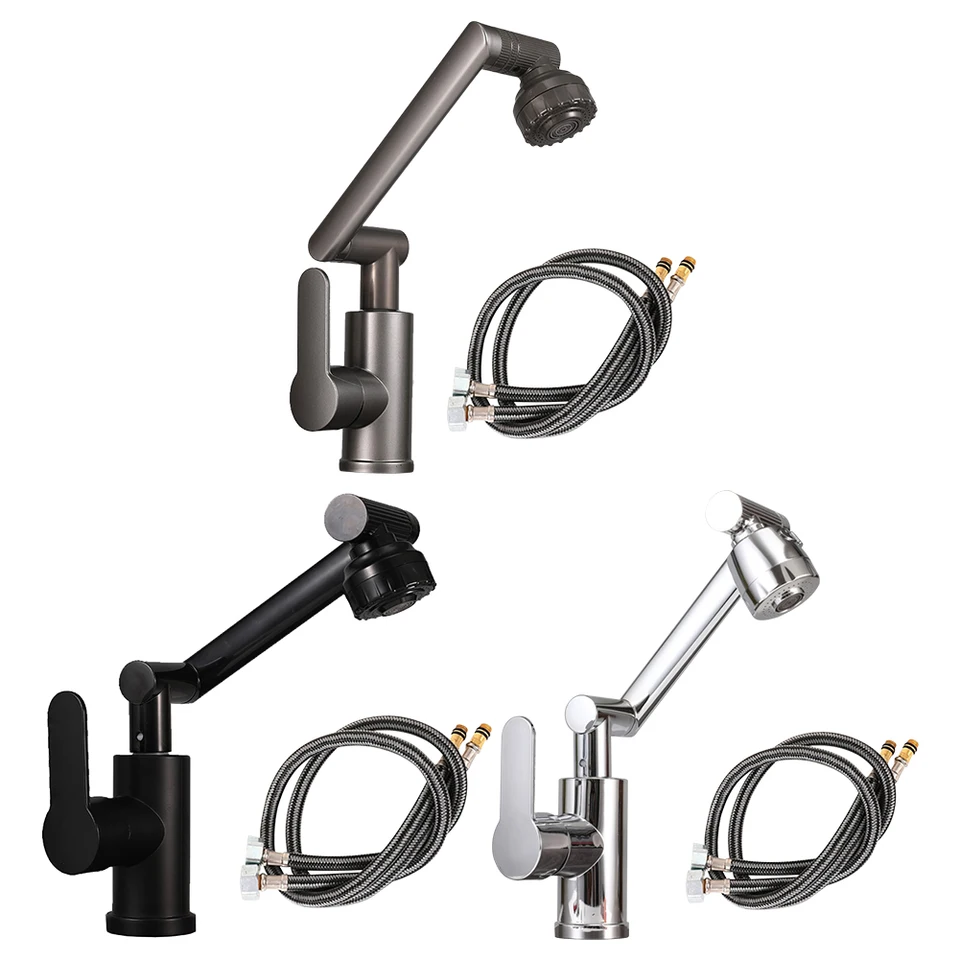 360 Degree Rotating Arm Kitchen Faucet