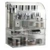 Drawer Type Skincare Organizer for Bathroom, Large Cosmetics Storage Box, Luxury Waterproof Divided Makeup Case 5