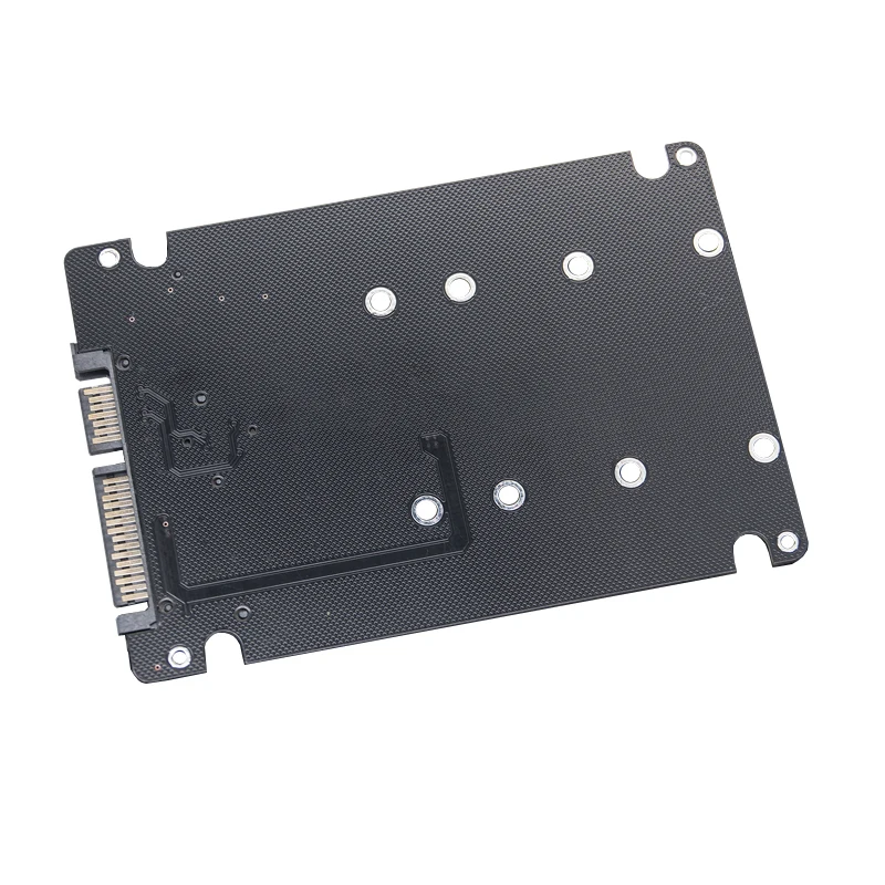 듀얼 NGFF-SATA 어댑터 2 포트 M.2 SATA SSD B 키-SATA3.0 6Gbps 라이저 보드 변환기, 2230 2242 2260 2280 M2 SSD for PC