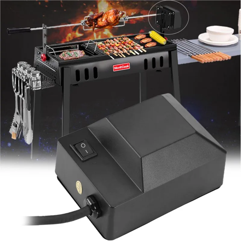 Barbecue Motor Barbecue Motor Rotator Electric BBQ Roast Rotisserie Grill Rotator Tool Grill 220V EU Plug
