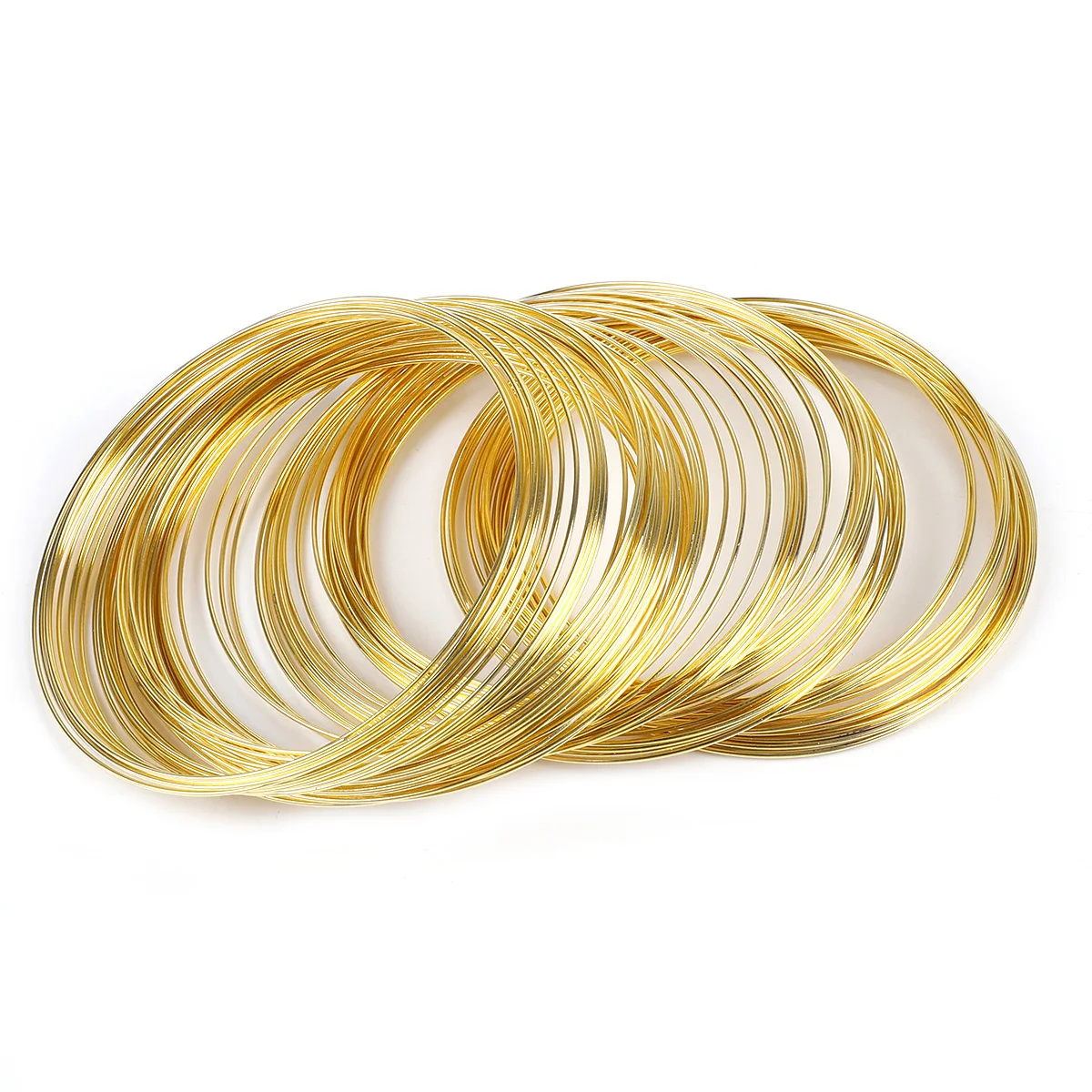 Stainless Steel Memory Wire Coil for DIY Jewelry Making - Silver & Gold