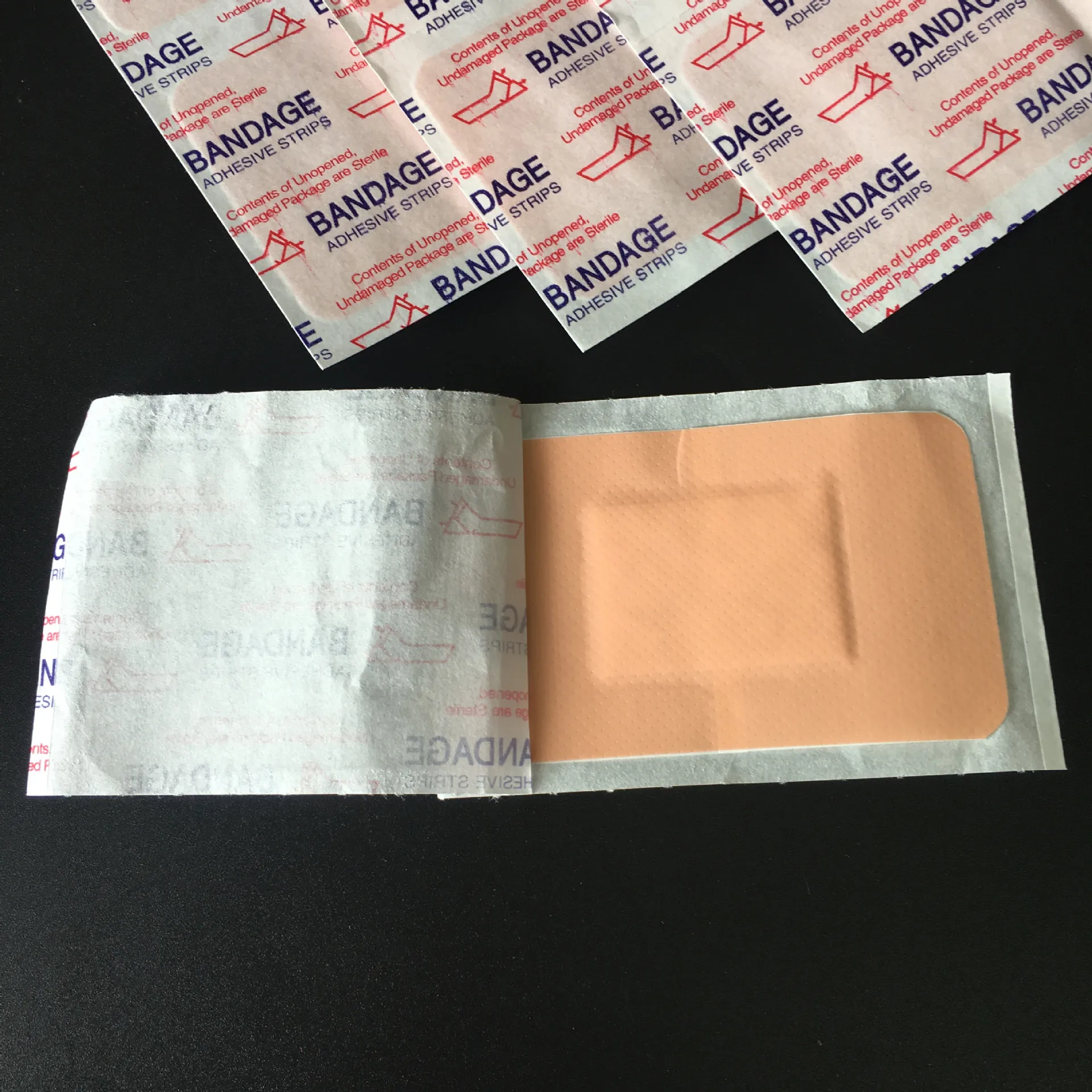 10pcs/lot Large Baby Children Bandages PE Skin Tone Waterproof Breathable Square Band Aid 7.6x5cm Bandaid Strips Patches